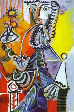 fight with cudgels Painting - Cavalier with Pipe 1968 Pablo Picasso
